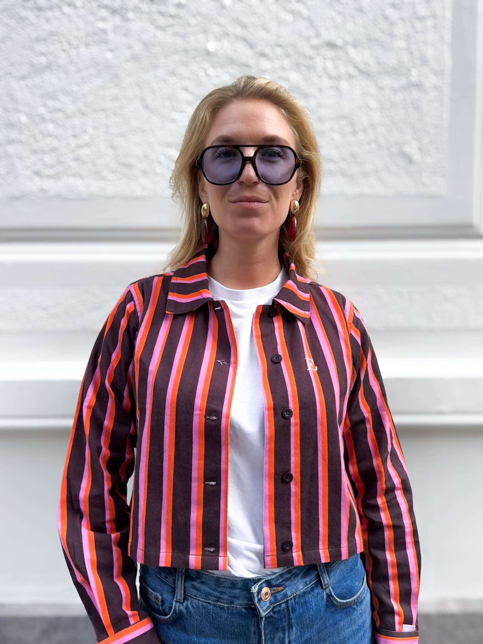 Cropped Blouse Long Sleeve Merel