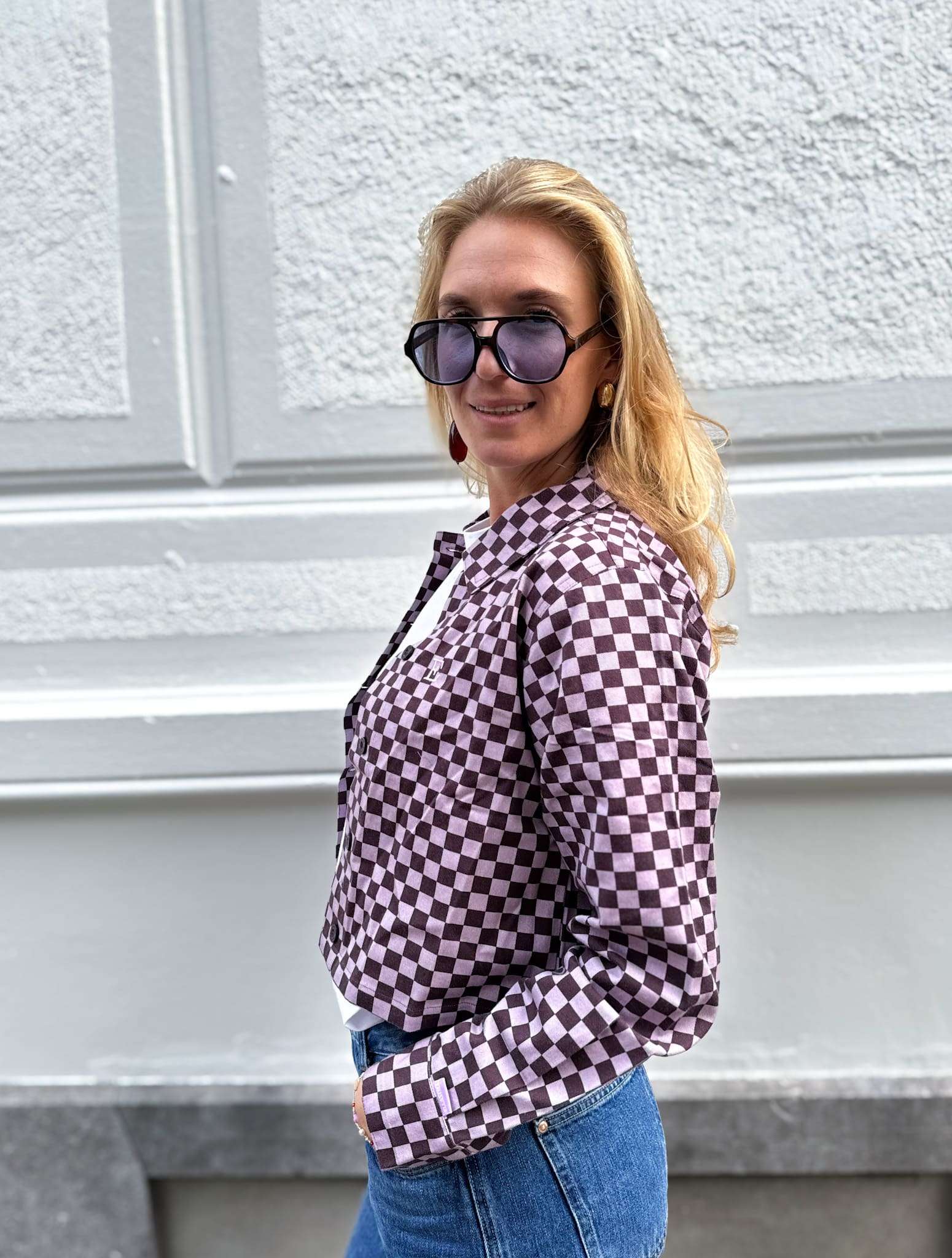Cropped Blouse Long Sleeve Fenna