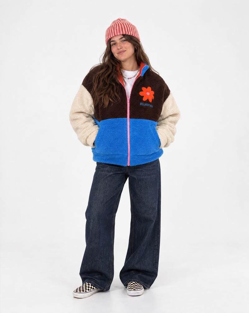 Reversible Teddy Jacket Robin