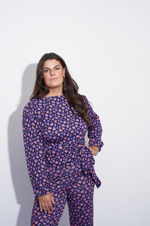 Wrapped top Tessa