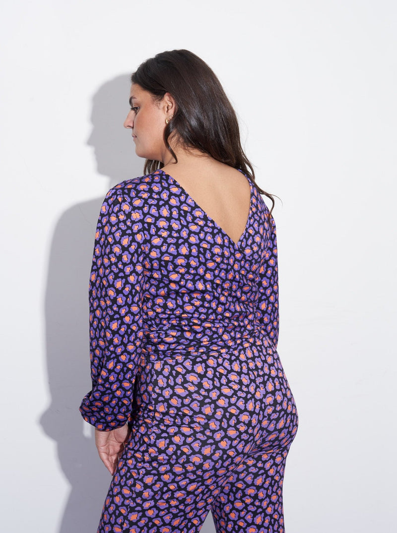 Wrapped top Tessa
