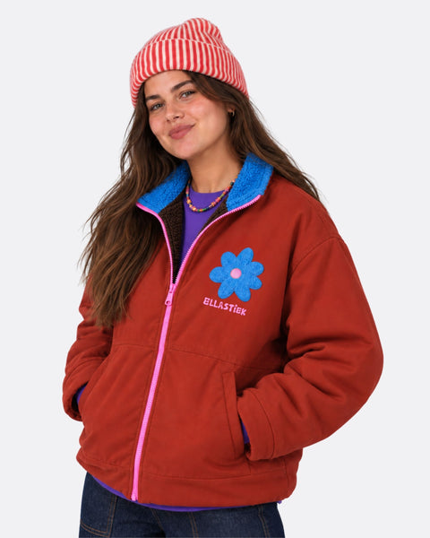 Reversible Teddy Jacket Robin