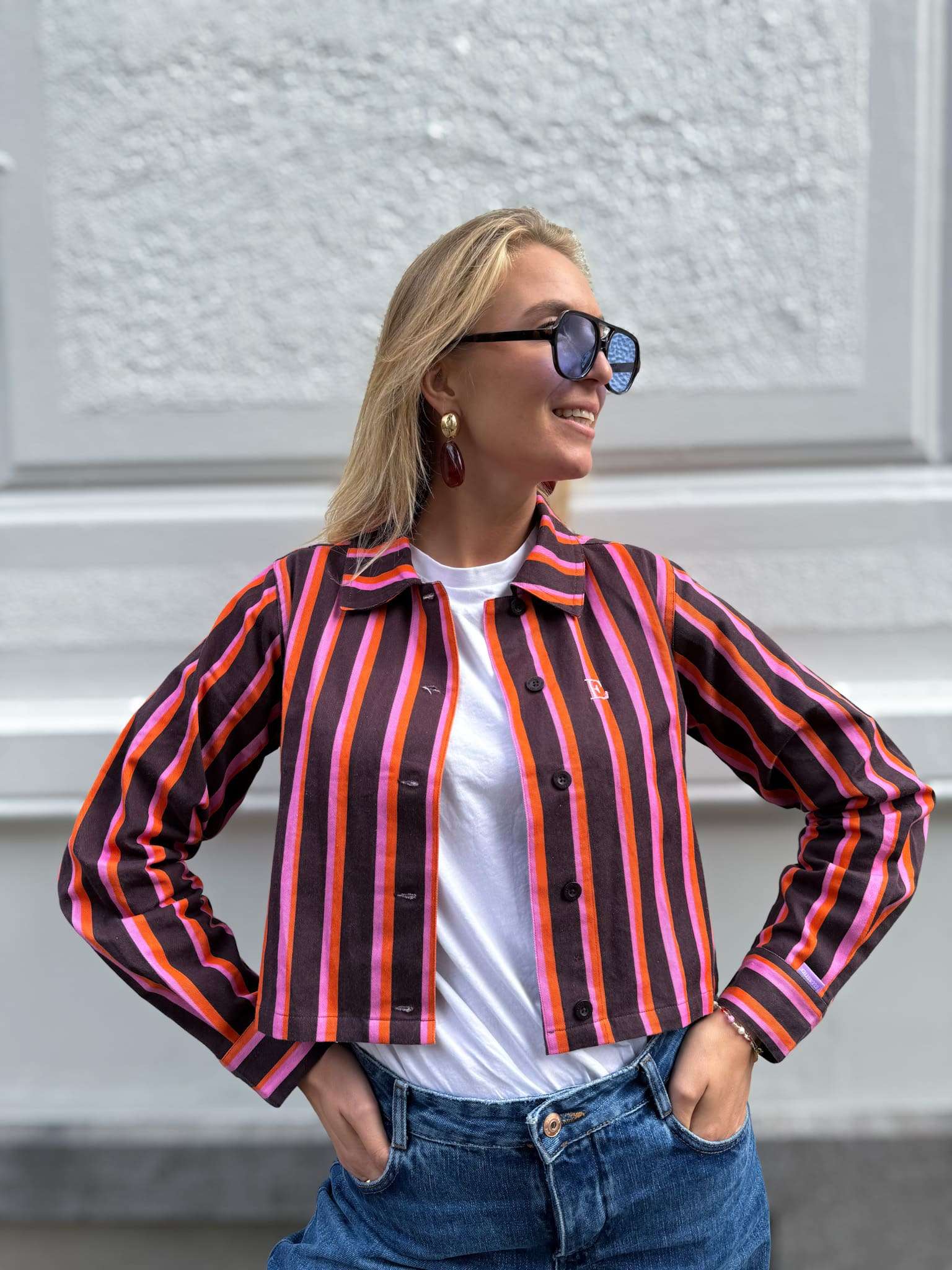 Cropped Blouse Long Sleeve Merel